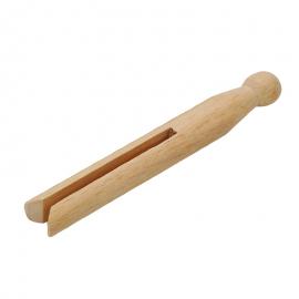 Houten knijper met ronde kop